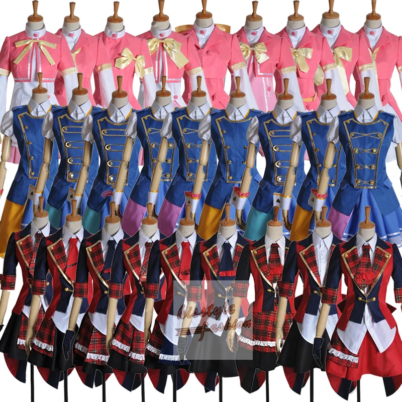 AKB0048 все командные CHIERI SONO NAGISA MOTOMIYA группа персонажей аниме платье косплей костюм