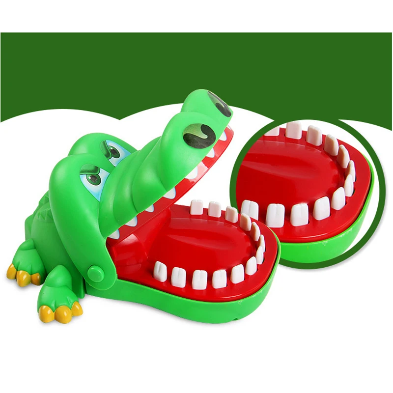 Funny Board game toys Crocodile Mouth Dentist Bite Finger Toy Large Crocodile Pulling Teeth Bar Games Toys Kids For Children