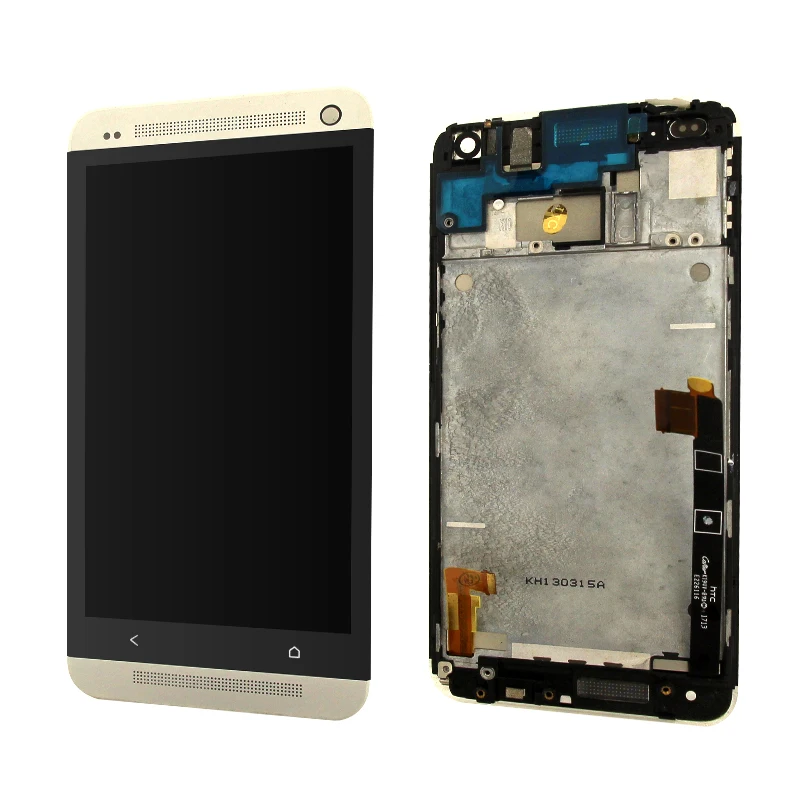 Один SIM экран с рамкой и инструментами Замена для htc one m7 801e ЖК-дисплей сенсорный дигитайзер сборка