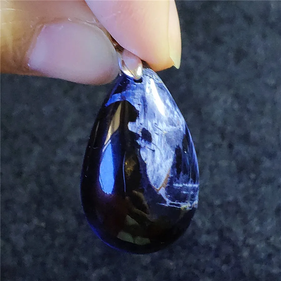 Ожерелье с подвеской в виде капли воды для мужчин и женщин 27x16x7 мм подвеска из