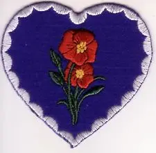 

Cheap patches embroidery No Minimum Lower price Flower Heart Embroidery Patch Applique hot sales Custom Embroidered Patches