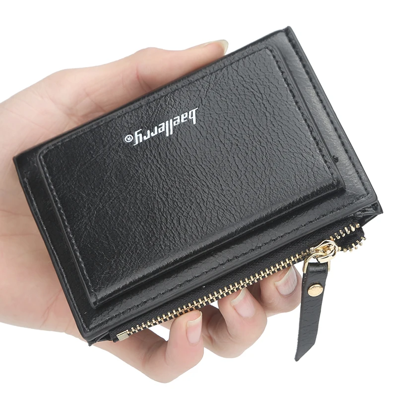 Женские кошельки из искусственной кожи Женский кошелек на молнии и застежке