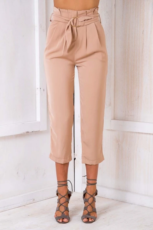 Весной и летом Ретро Тонкий Элегантный Работа сплошной цвет девять очков высокой