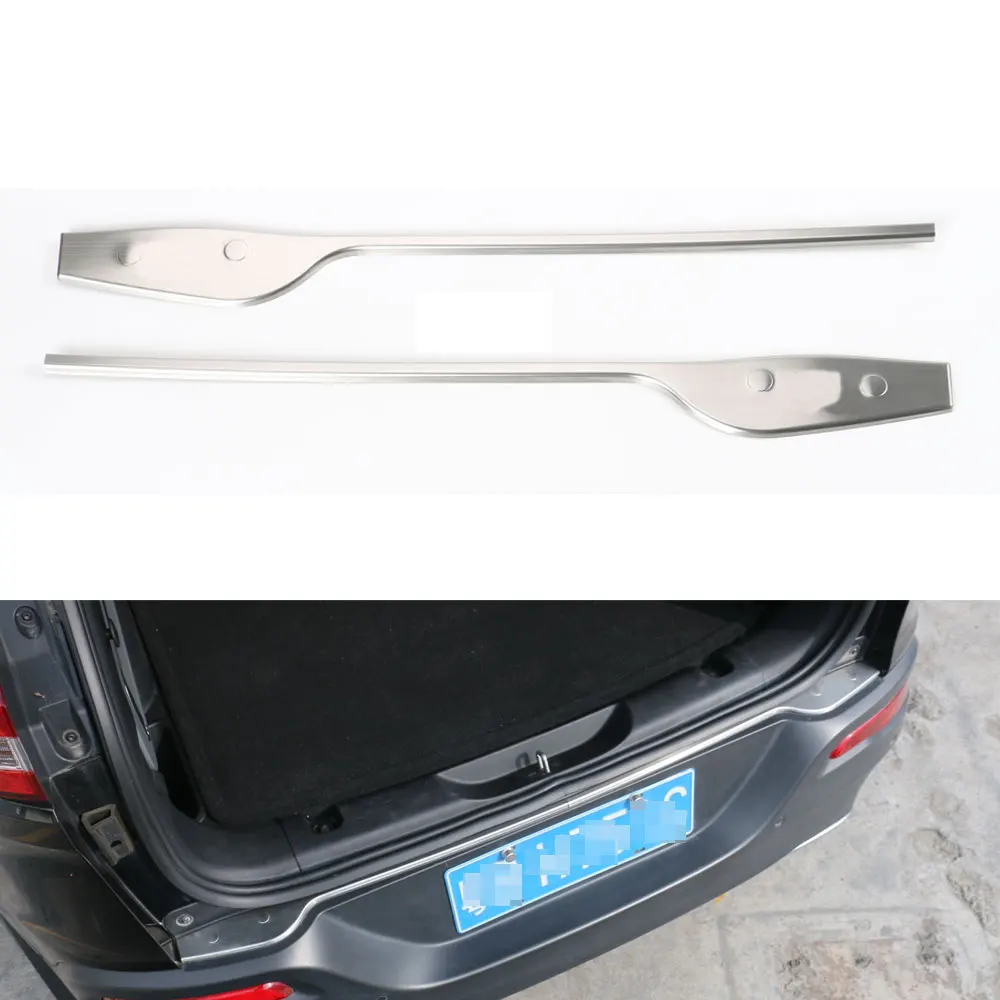 Нержавеющая Задняя задняя крышка бампер Защитная Накладка для багажника Jeep Cherokee