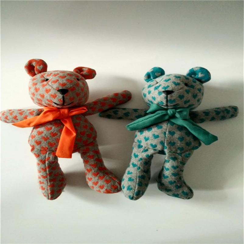 26 см Мишки Тедди из хлопчатобумажной ткани игрушки мягкие животные мишки куклы