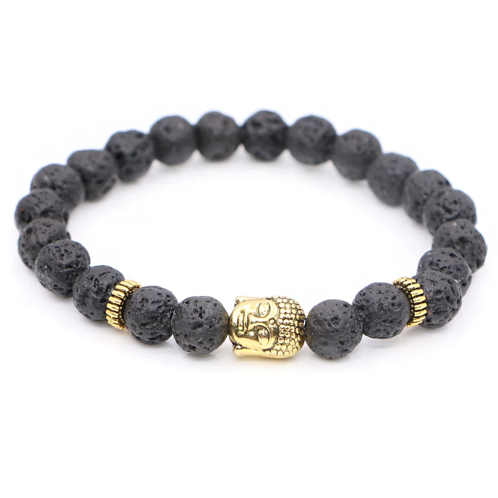 Mestyle Sea Sedi Мужские t Tiger Eye Бусы Оникс с антиквариат Золотой Будда амулеты Браслеты
