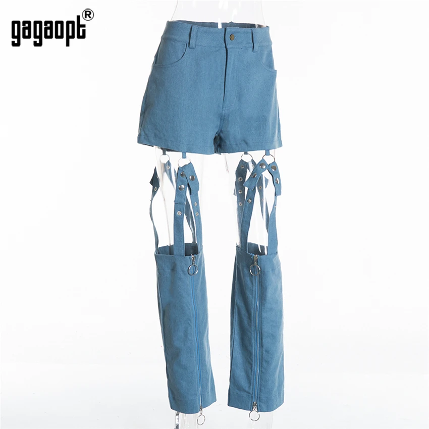 Gagaopt 2019 джинсовые штаны сексуальные с дырочками женские брюки Клубные железным