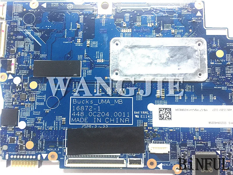 Для hp павильон X360 14-BA018CA Материнская плата ноутбука 926714-601 926714-501 I5-7200U 16872-1 448.0C204.0011 рабочих