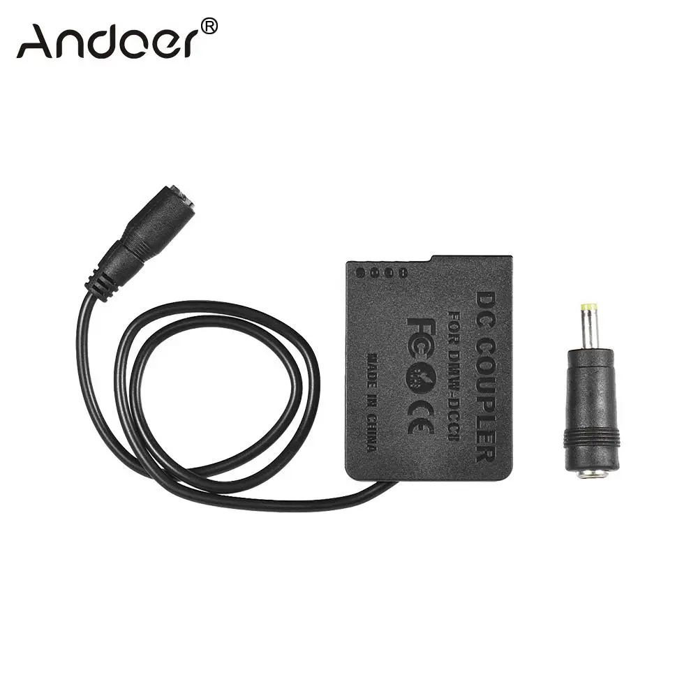 Andoer муфта USB адаптер питания камера зарядное устройство Комплект для DMC FZ200 FZ1000 GH2