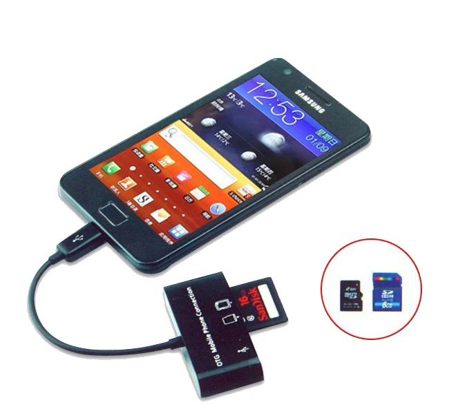 3в1 OTG концентратор USB SD TF кардридер для Samsung Galaxy S7 S6 Edge S5 S3 Note 5 4 3 2 и других микро usb