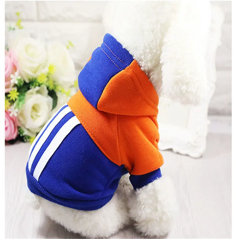 1 шт. новая одежда для собак осенне-зимняя мягкая толстовка с капюшоном теплая