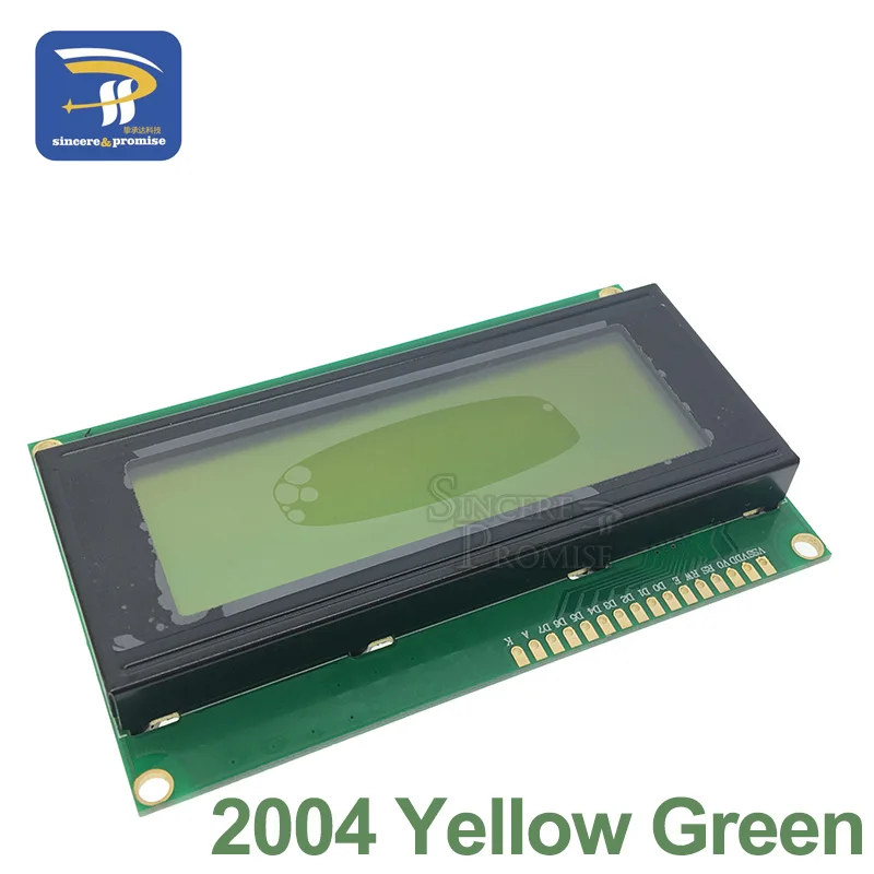 2004 Green ЖК-дисплей 1602 2004 12864 PCF8574T PCF8574 IIC/2c Интерфейс адаптер пластина 5 В синий/желто-зеленый экран для Arduino - Цвет: 2004 Green
