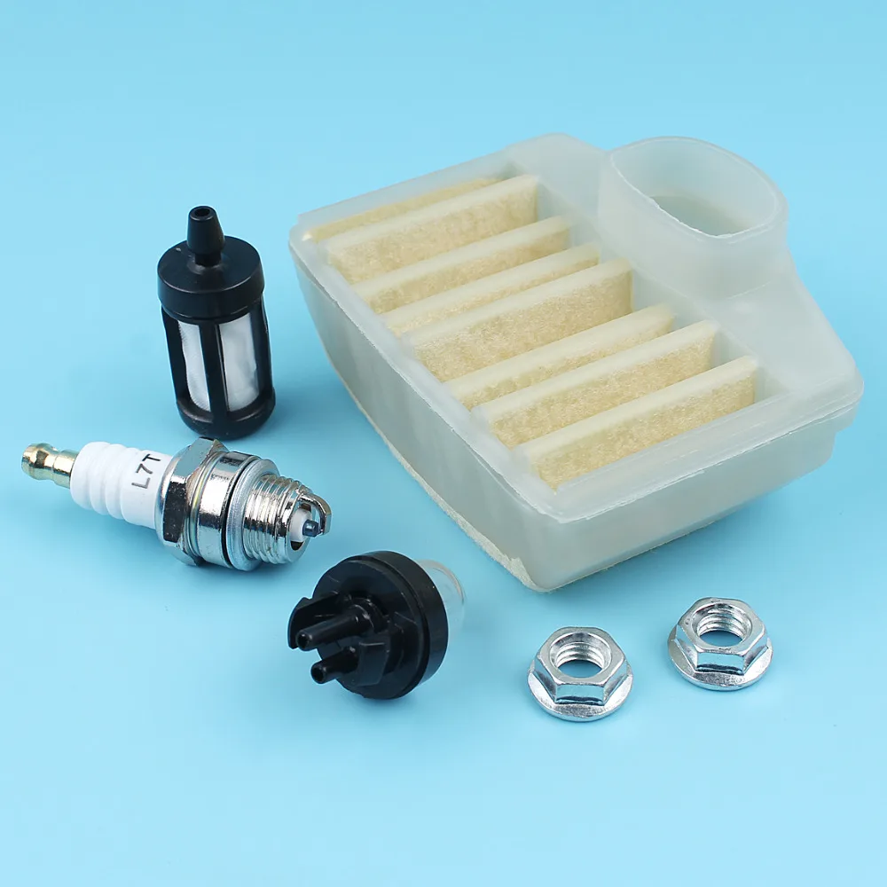 

Air Filter Bar Nuts Primer Bulb Spark Plug Kit For Husqvarna 362 365 371 372 Chainsaw NEW PARTS