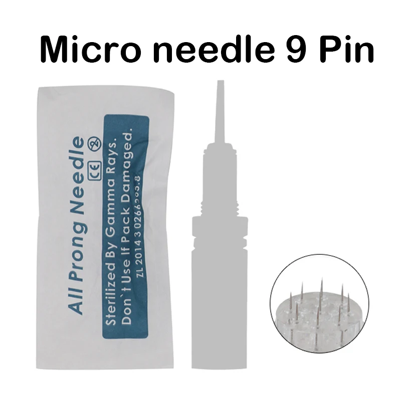 9 штифтов Дерма ручка картридж иглы для свободы бровей татуаж Перманентный