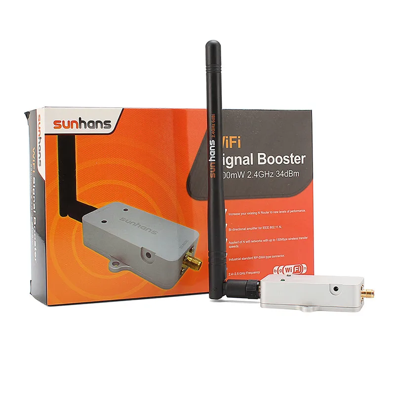 Усилитель сигнала SUNHANS SH 2500 WiFi усилитель для помещений мвт 34dBm 2 4 ГГц IEEE 802.11b/g/n