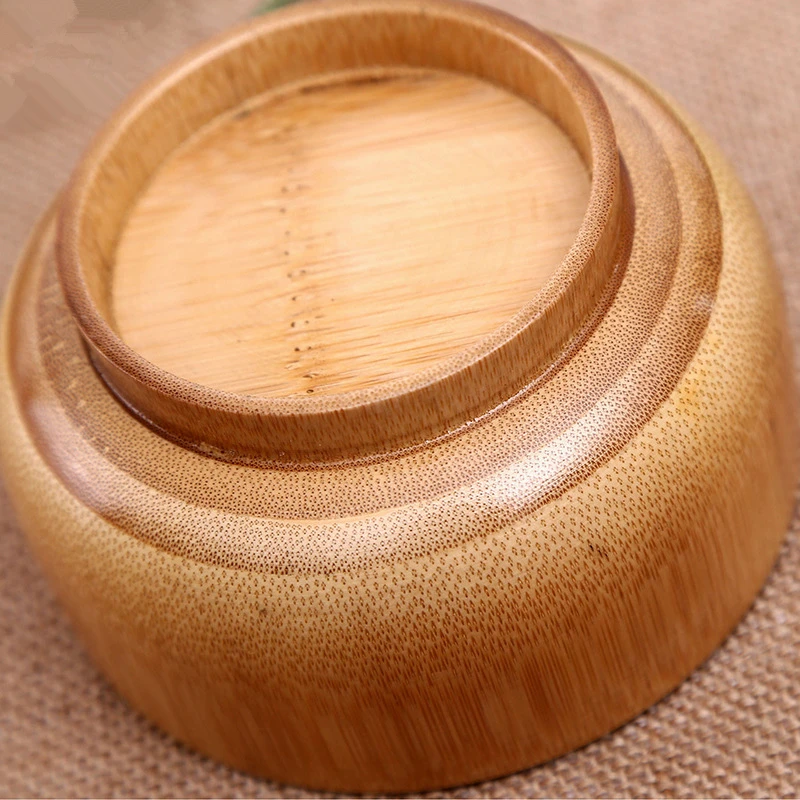 Doreenbeads Bamboo Посуда Экологичные чаша для лапши рис десерт Варенье соус держатель