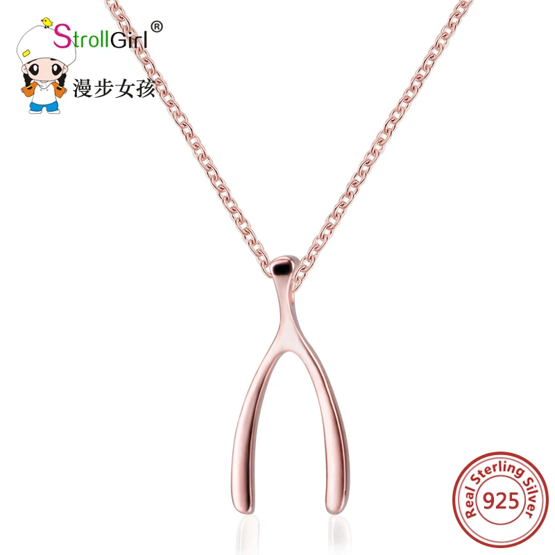 Мода ветка Подвески для Для женщин 925 серебро рога розовое золото Цвет Серебряные