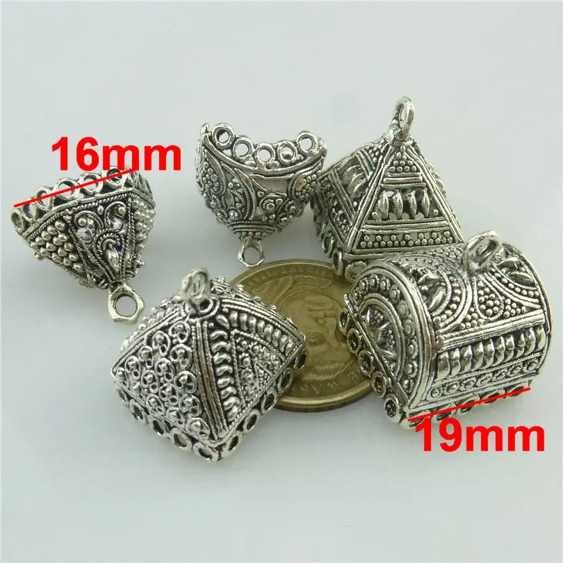 Винтажный квадратный кулон в форме лепестка с бусинами 5 кратный микс|filigree pendants|f