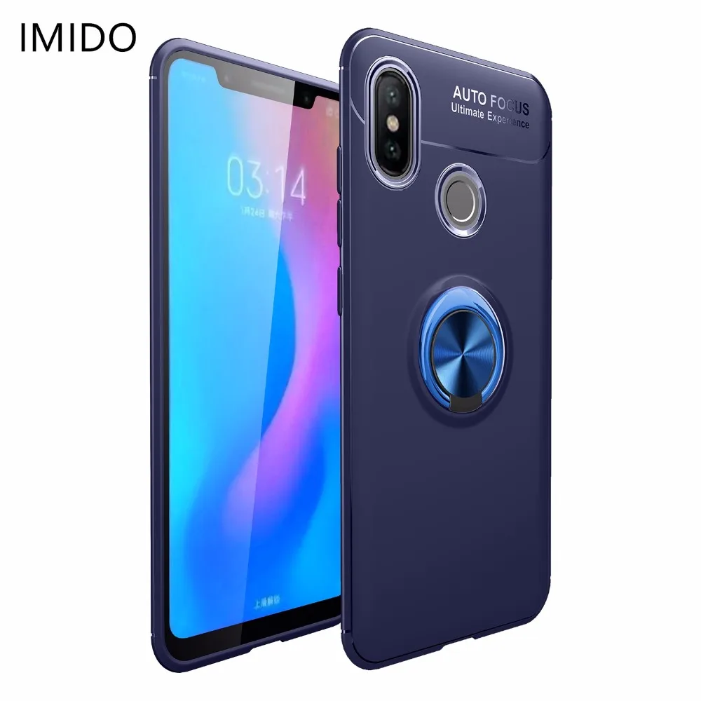 Для Xiaomi mi 6/8/mi X2S/mi X2/6X/MAX2/Note3 кольцо на палец мягкий силиконовый чехол для телефона