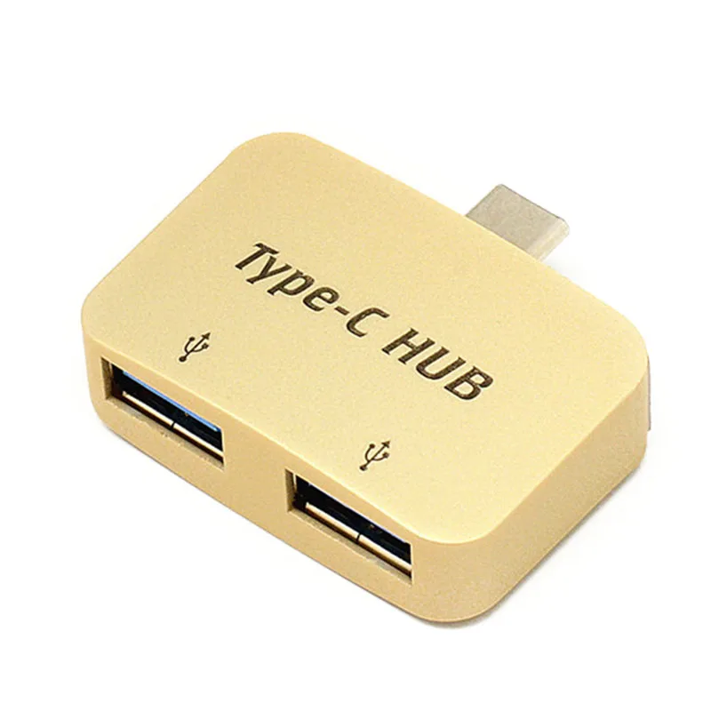 USB концентратор с Type c на 2 порта 0 для подключения мыши клавиатуры расширитель