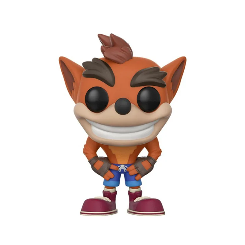 no retail box Funko Pop Crash Bandicoot#273 виниловые фигурки CRASH экшн-фигурка Модель Коллекция игрушек Фигурка куклы игрушки подарки для детей - Цвет: no retail box