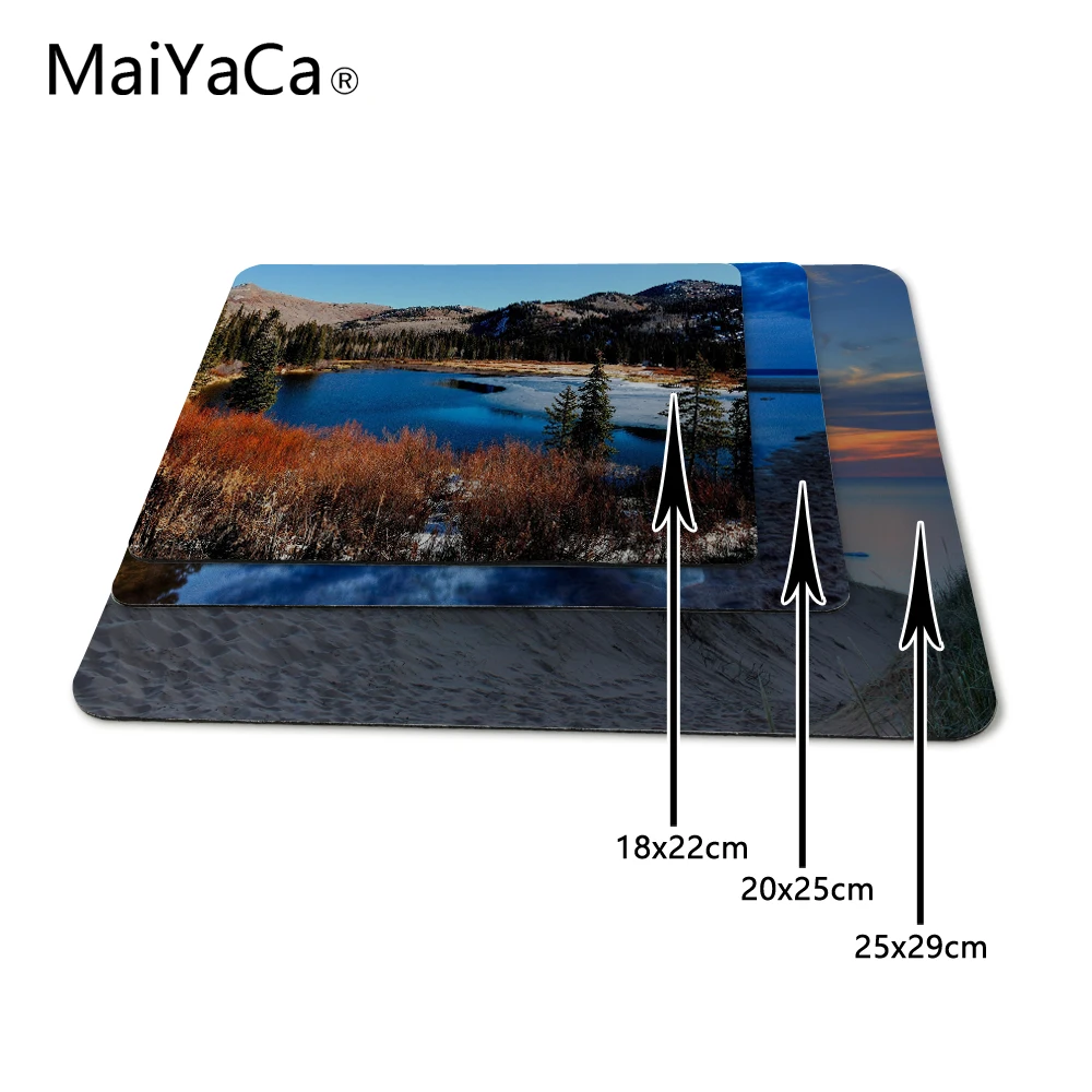 MaiYaCa Great Lake горячая Распродажа коврик для мыши на заказ размер 18*22 см и 25*29