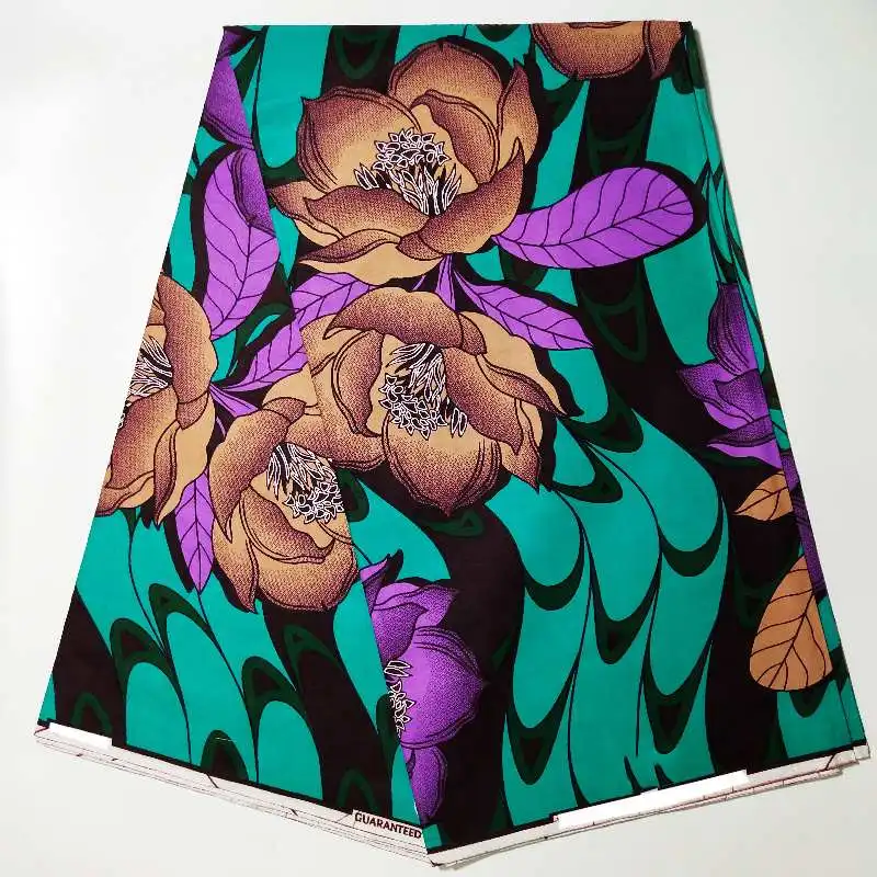 

2019 Newest Ankara Wax Print Fabric Factory Price African Fabrics And Textiles High Quality Ankara Wax Print Material 6yards