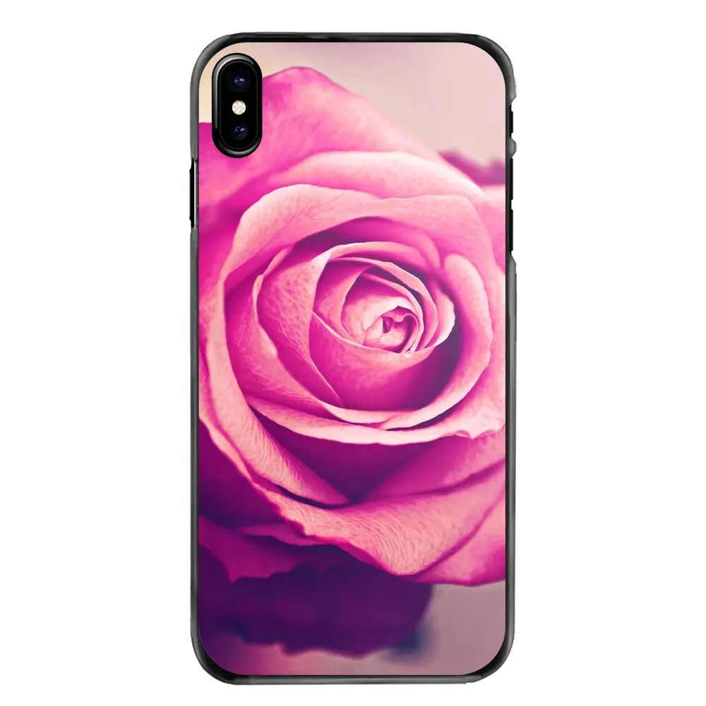 Для iPhone 4 4S 5 5S 5C SE 6 S 7 8 Plus X XR XS Max iPod Touch Прозрачный цветочный декор для обоев чехлы