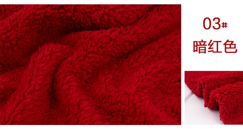 3 # темно красный 1 метр берберская флисовая ткань camoFleece Shu вельвет для DIY игрушек