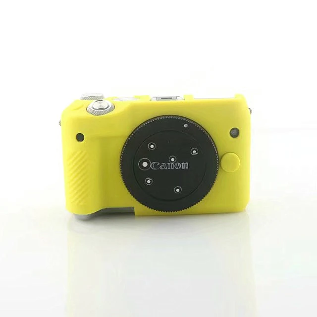 M6 yellow Силиконовый резиновый чехол для камеры, защитный чехол для камеры Canon EOS R M100 M6 M10 M50 - Цвет: M6 yellow