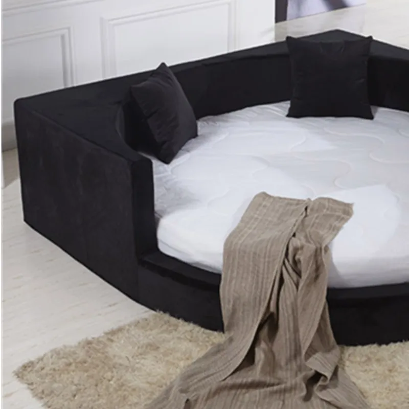 Современный дизайн Китай Поставщик прямой круглый флокирование ткань