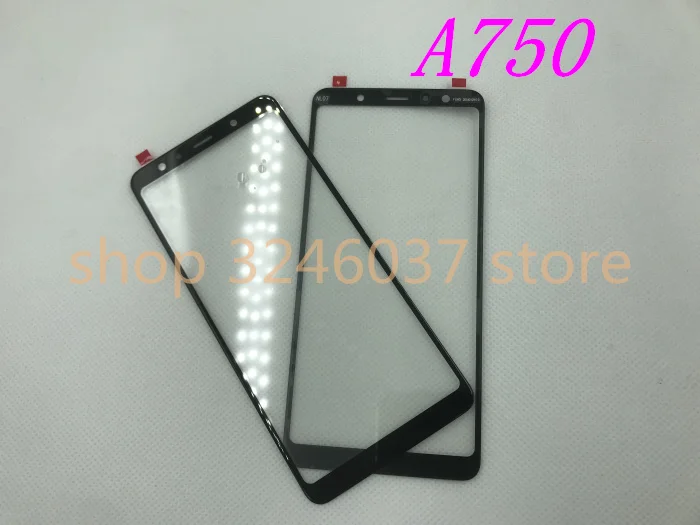 Новое поступление 100 шт. для Samsung Galaxy A7 A750 2018 A750F Переднее стекло сенсорный экран ЖК