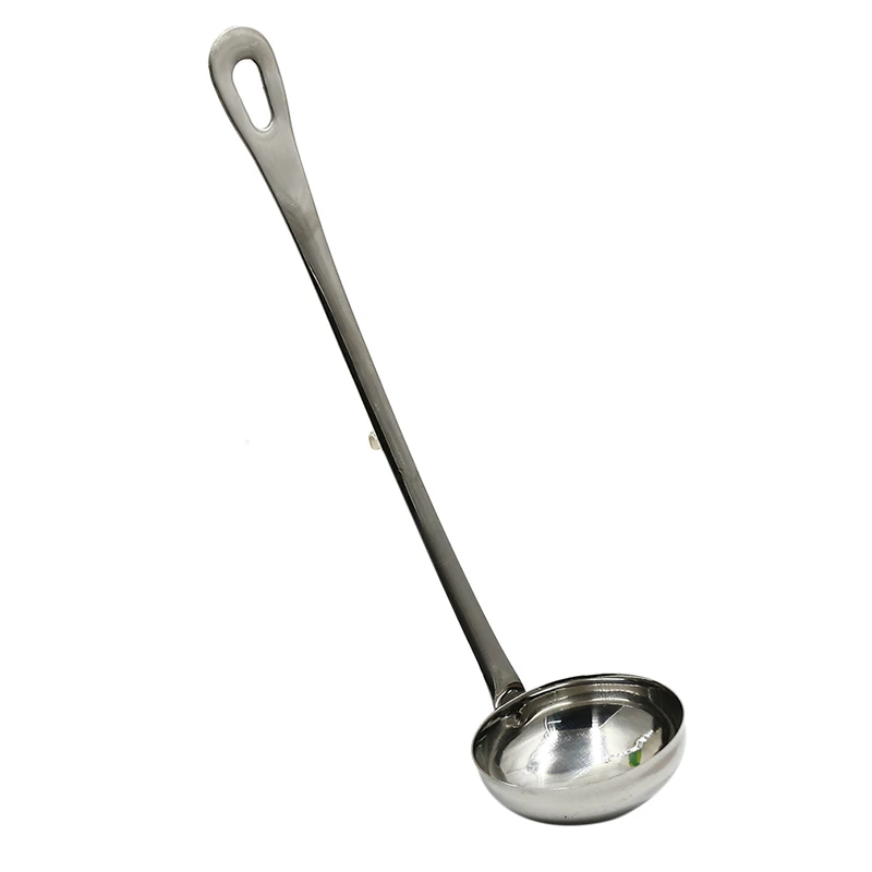 Stainless Steel Long Handle Soup Spoon Hot Pot Colander Strainer Tablespoons Portable Tableware Filter With Hook | Дом и сад