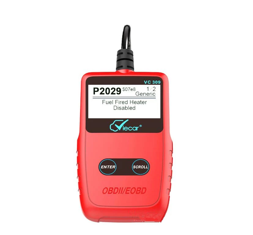 VC309 OBD2 сканер для считывания кодов автомобиля Автомобильный OBDII диагностическое