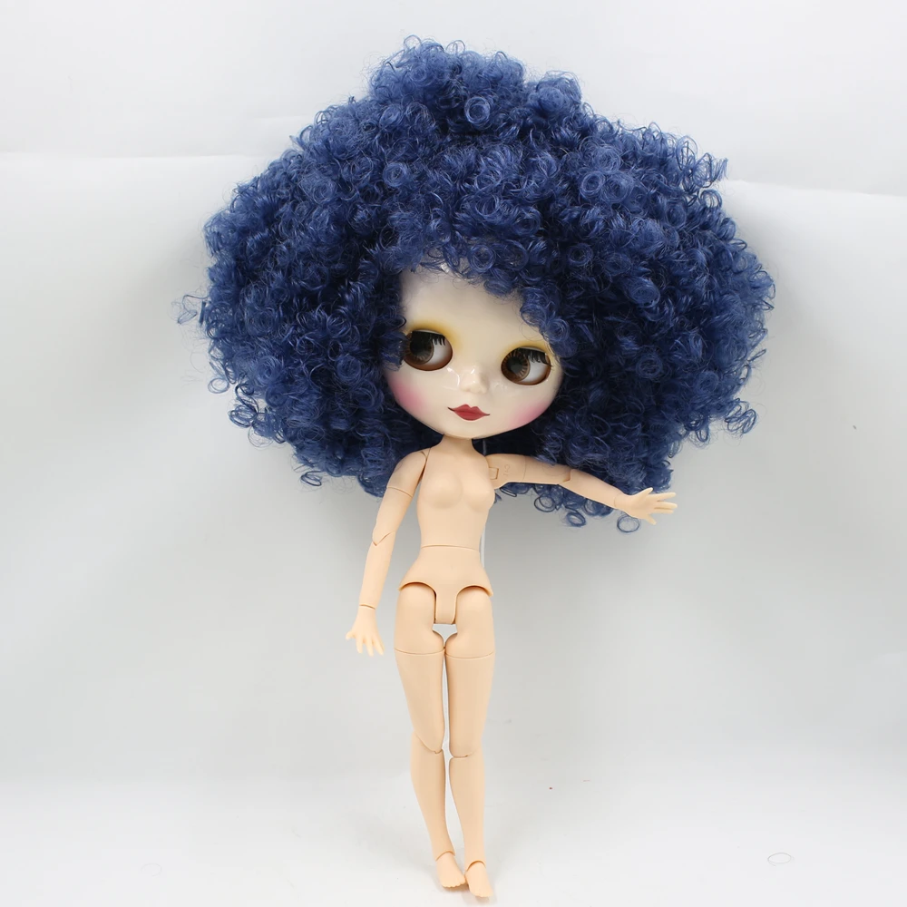 Кукла Blyth ICY DBS No.280BLQE620 с маленькими голубыми завитками белой кожей Neo 1/6 шарнирная