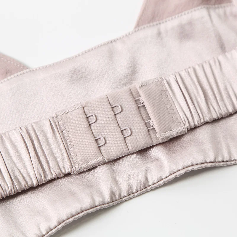 Бюстгальтер женский из 100% натурального шелка ультратонкий без