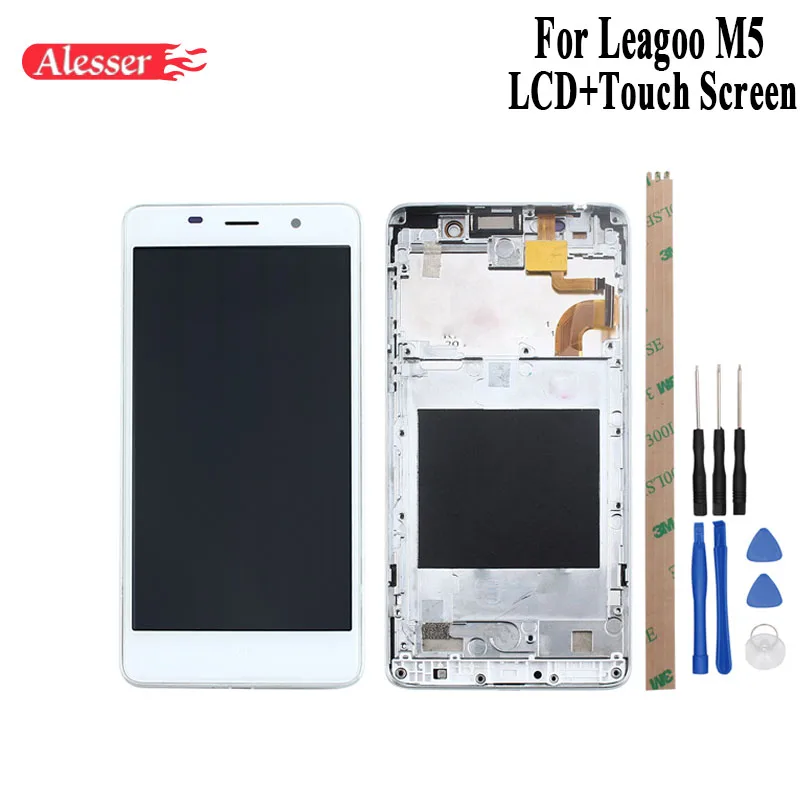 Alesser для Leagoo M5 ЖК дисплей Дисплей и Сенсорный экран с рамкой сборки ремонт