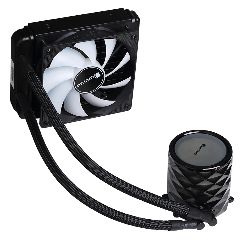 Горячая-Jonsbo Tw3-120 Pc Cpu водяное охлаждение 4Pin Pwm интегрированный кулер водяного охлаждения для Lga 775/115X Intel Amd Ryzen Apu компьютера