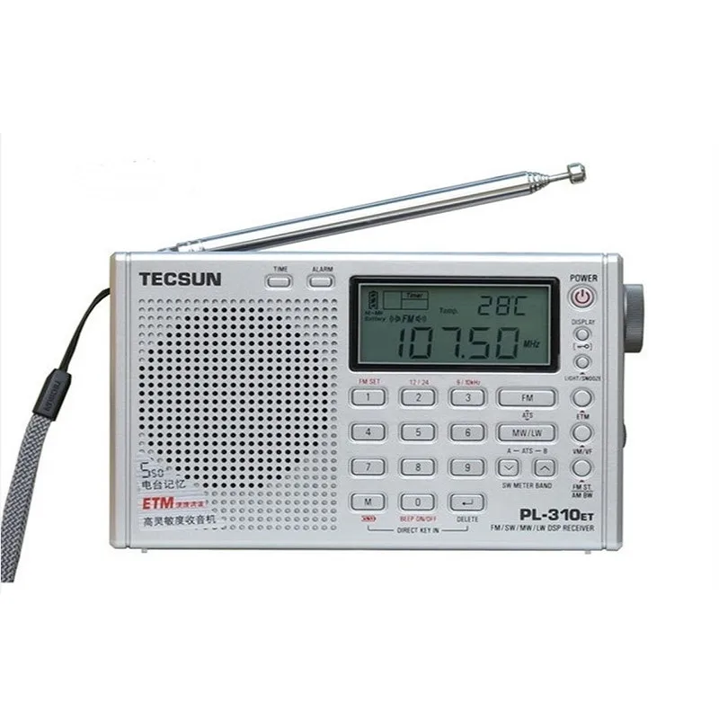 Tecsun PL-310ET World Full Band Portable Digital Demodulation Stereo Radio FM SW/MW/LW DSP Receiver | Электроника