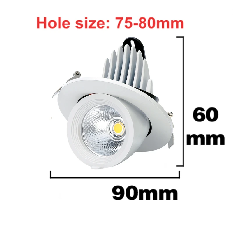 JLAPRIRA LIGHTING LED Grille lamp COB Ceiling light 30W/2*30W Warm Cold White Downlight | Лампы и освещение