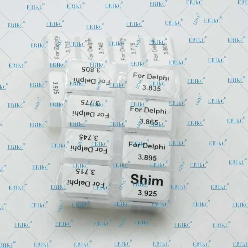 

80pcs / set Adjust Shims Kit Size 3.715mm-3.925mm Common Rail Shim Injector Repair Shim 9308-028K for Delphi Series Injector