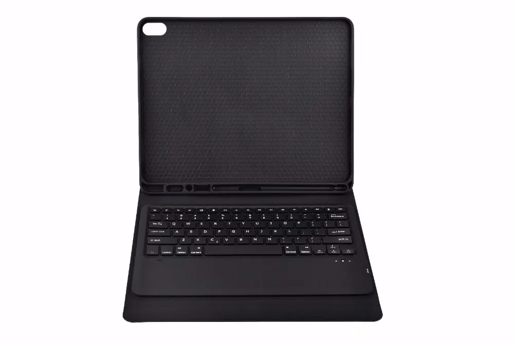 Тонкий беспроводной Bluetooth клавиатура кожаный чехол для Apple iPad Pro 12,9 12,9 Funda Coque с карандашом держа слот