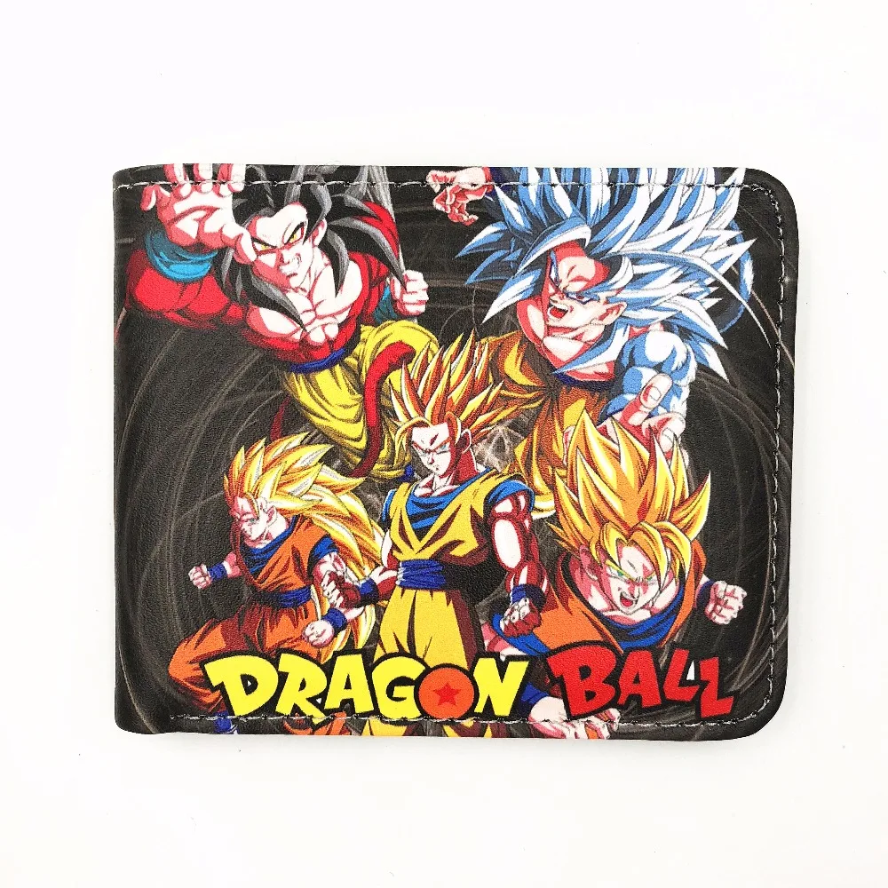 Аниме Драконий жемчуг Z бумажник молодая Для мужчин женщин студенты мультфильм