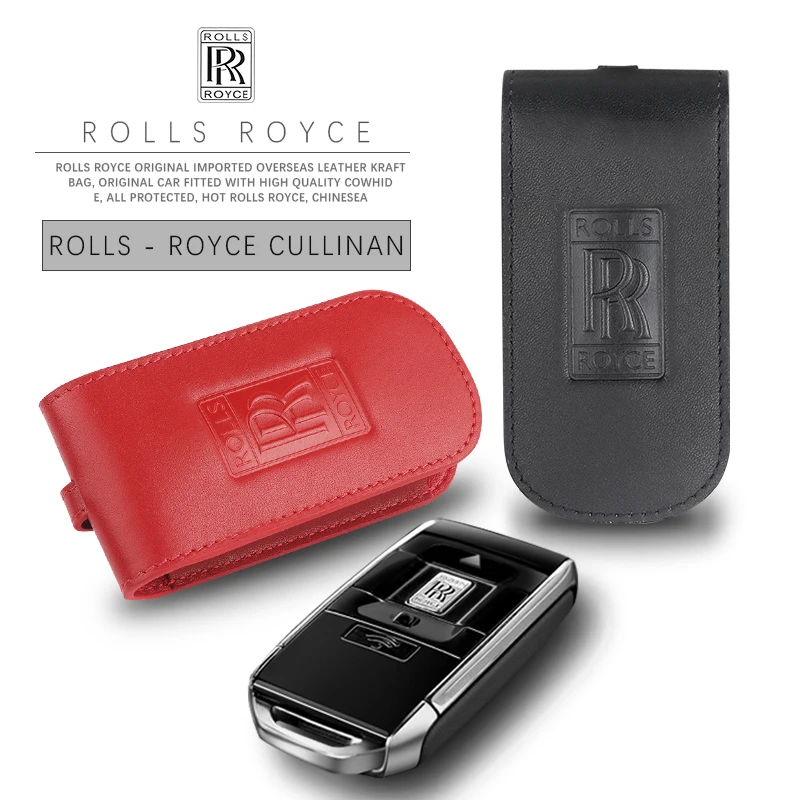 Чехол для ключей Rolls Royce Cullinan кожаный значок чехол SUV сумка с логотипом автомобиля