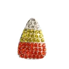 Пуговицы со стразами, бесплатная доставка, Хэллоуин, 24 х16 мм, конфеты, кукуруза со слайдером, аксессуары для рукоделия, 10 шт.лот (BTN-5490)