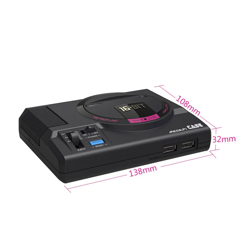 Retroflag MEGAPi CASE-M для Raspberry Pi 3 Model B Plus классический usb-контроллер-M+ вентилятор+ радиаторы+ адаптер питания для RetroPie