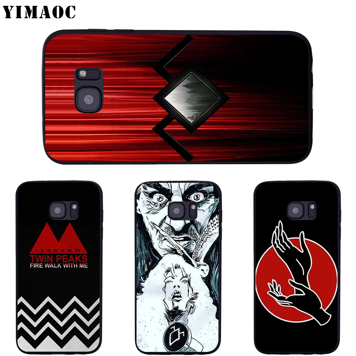 Мягкий силиконовый чехол YIMAOC для Samsung Galaxy S6 S7 Edge S8 S9 Plus A3 A5 A6 Note 8 9 | Мобильные