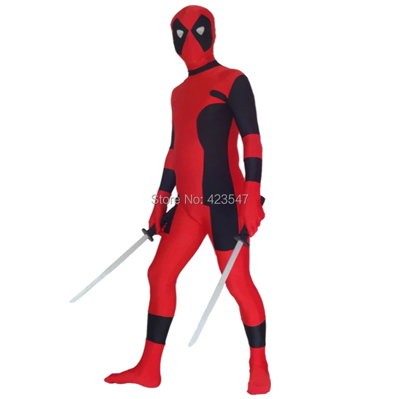 Новинка хит продаж Deadpool спандекс костюм вечерние костюмы на Хэллоуин зентай