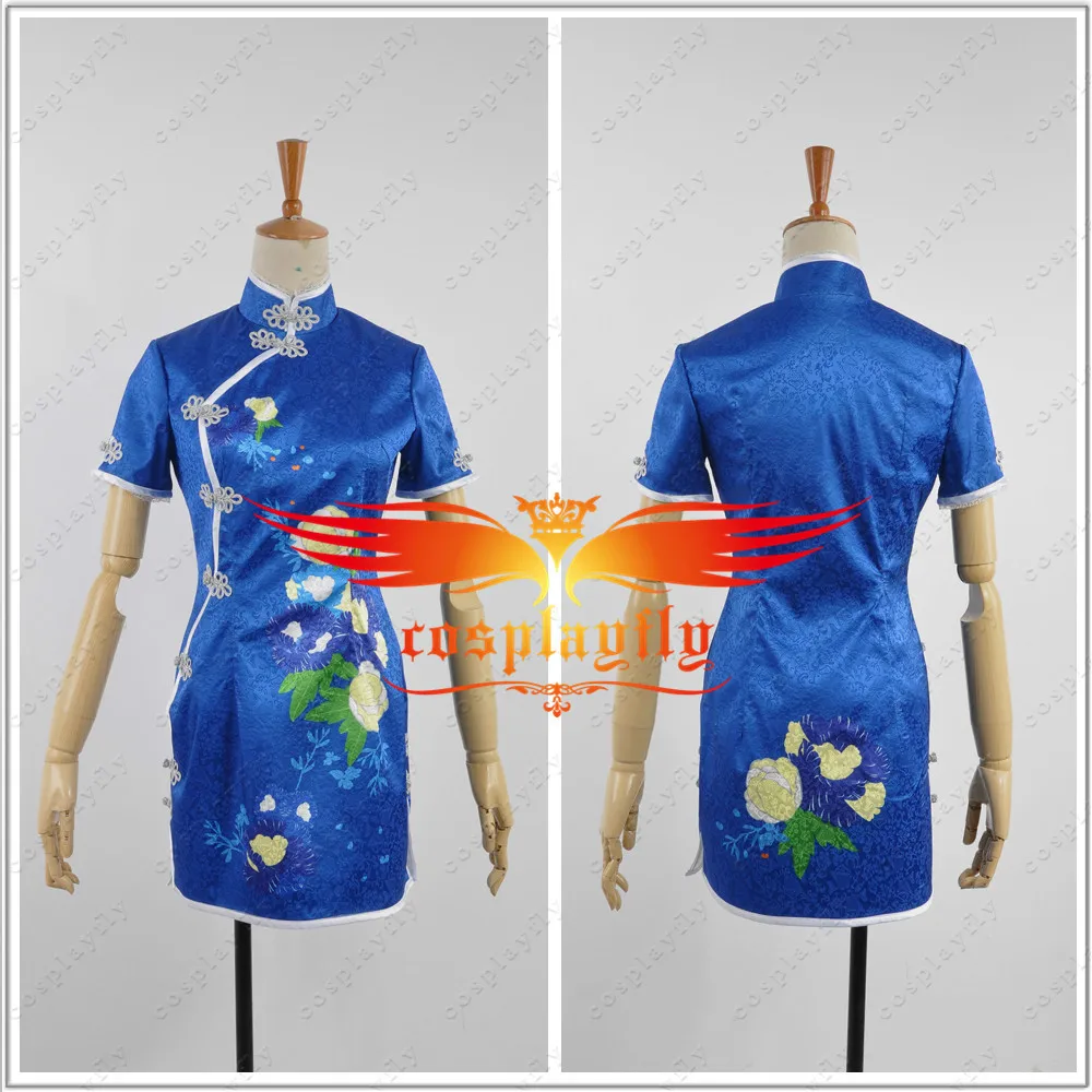Люблю жить! August SR Sonoda Umi костюм с коротким рукавом-Чонсам для косплея Шпилька
