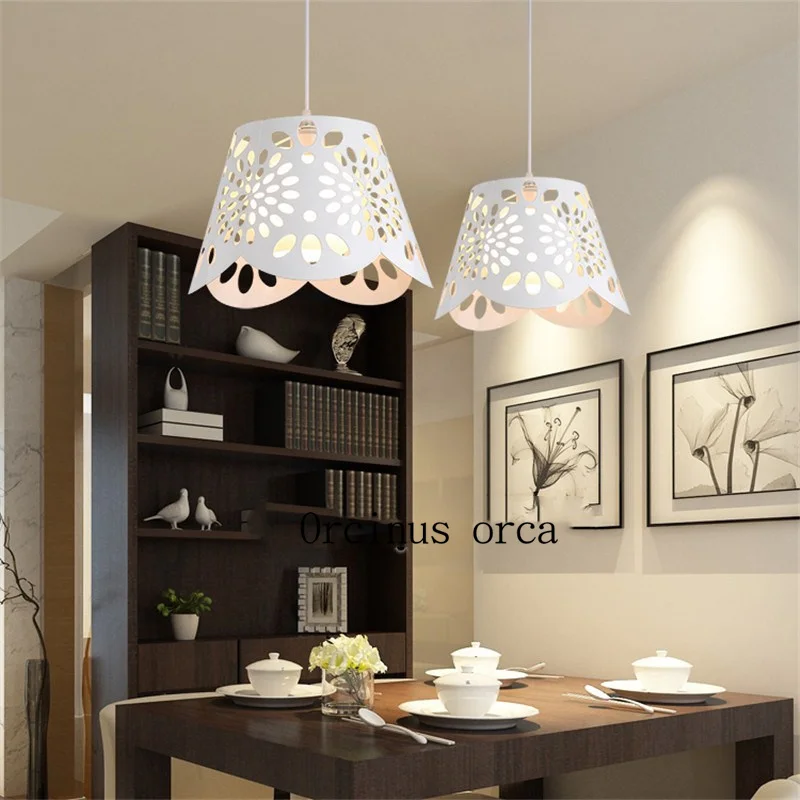 Restaurant chandelier creative personality dining room lights Nordic three modern simple aisle bar meal hangi | Лампы и освещение